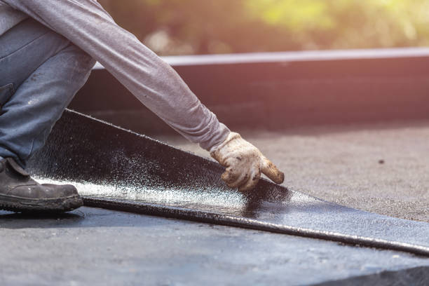 Professional Waterproofing technician working in Naval Anacost Annex, DC